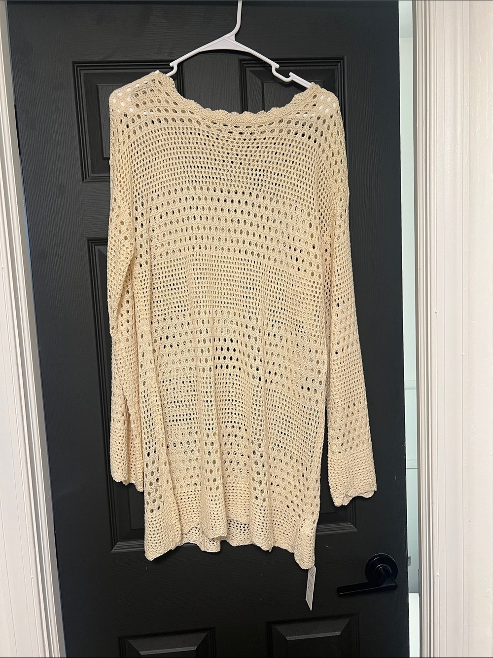 Cupshe Cream Knit Swim Coverup